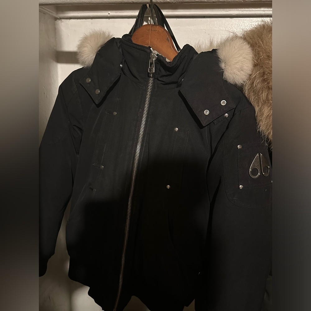 Black & White Moose Knuckles (worn once)